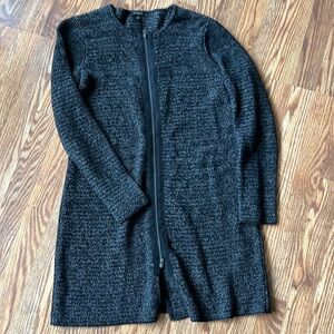 Women's Black Textured Jacket